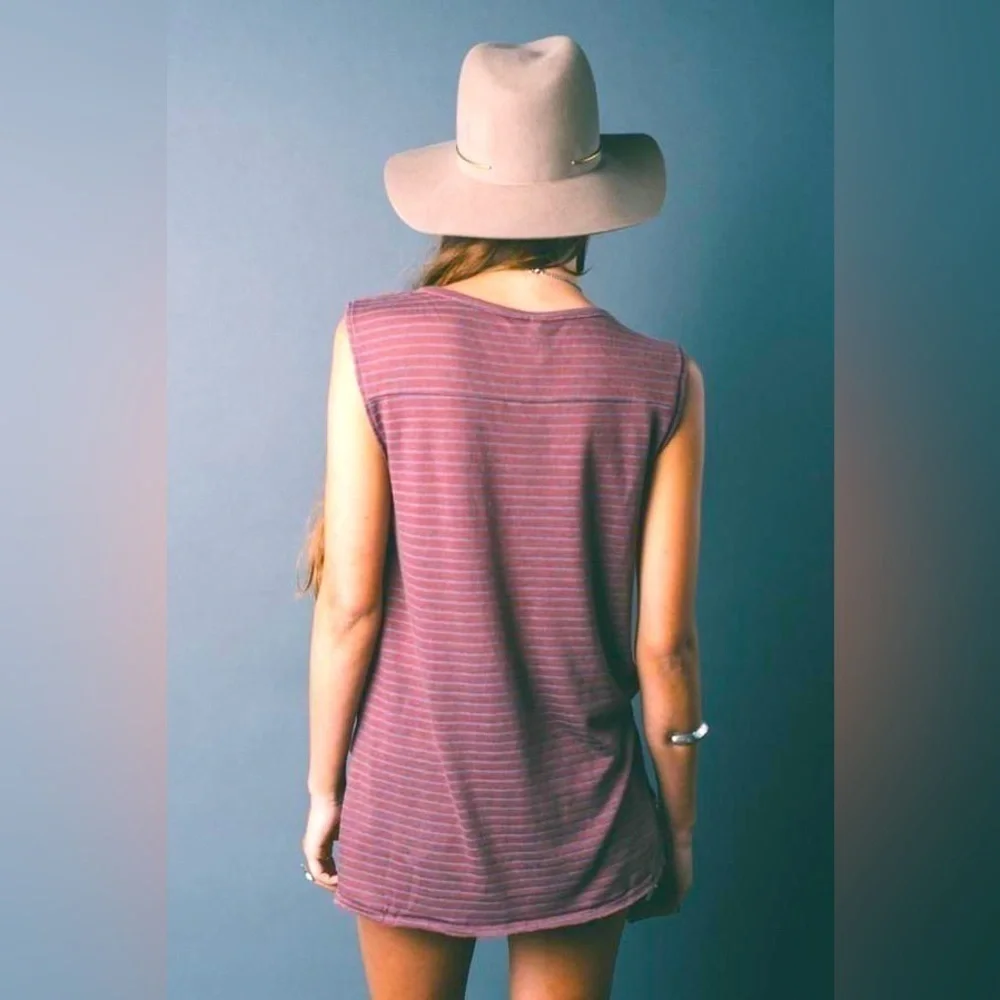 | free people | We the Free Weekend Warrior Striped Tank XS oversized